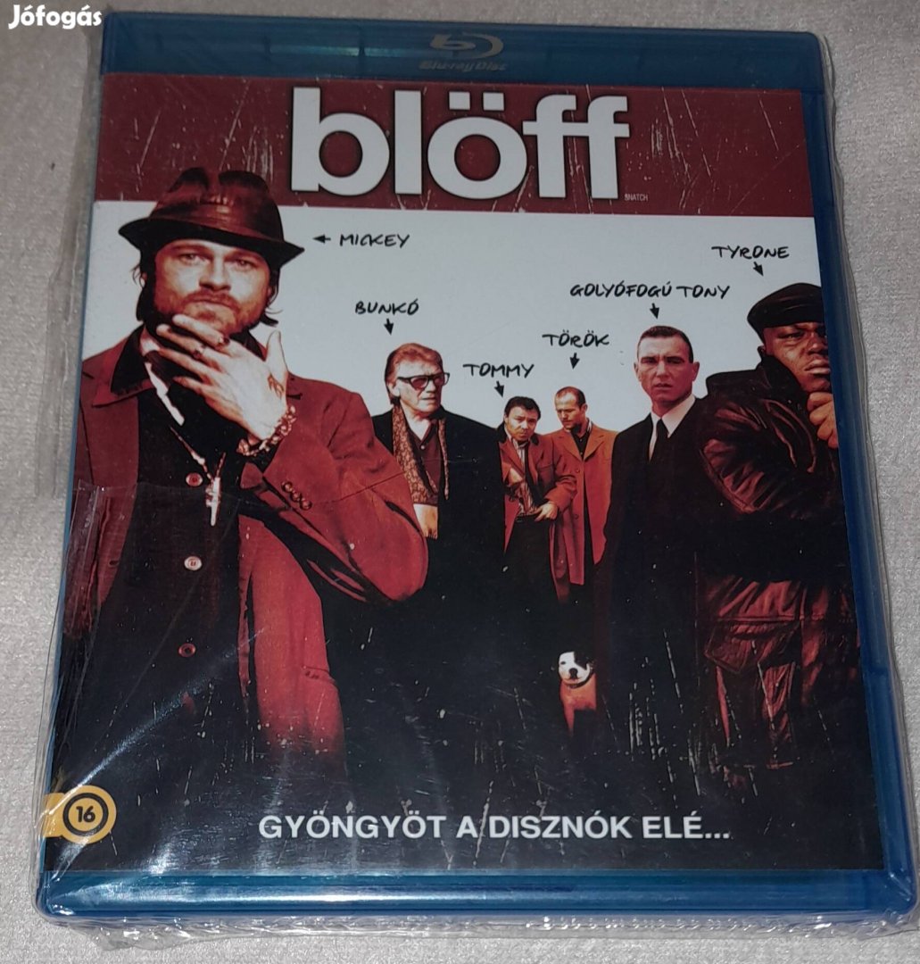 Blöff első kiadás ! Bontatlan Magyar kiadású Blu-ray film.