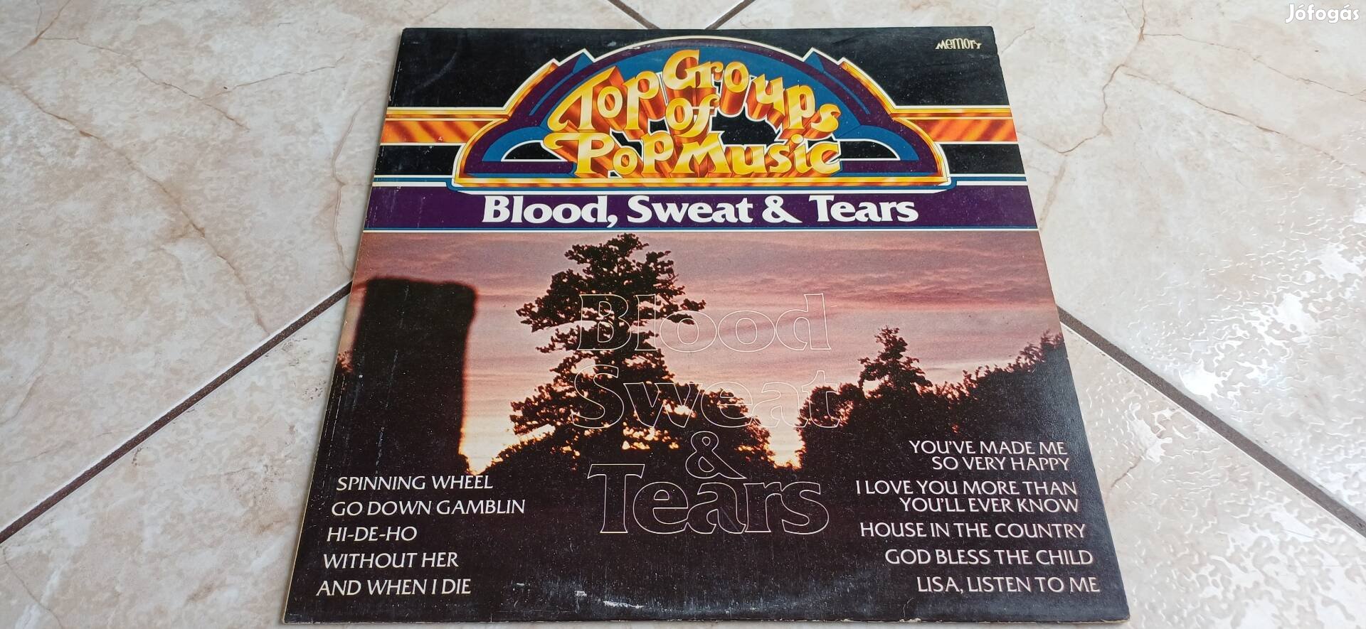 Blood Sweat and Tiers bakelit hanglemez