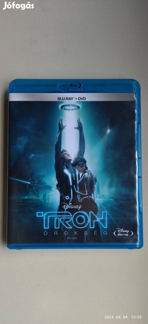 Blu-ray + DVD lemez Tron Örökség Blu ray Dvd Lemez Jeff Bridges Tron 2