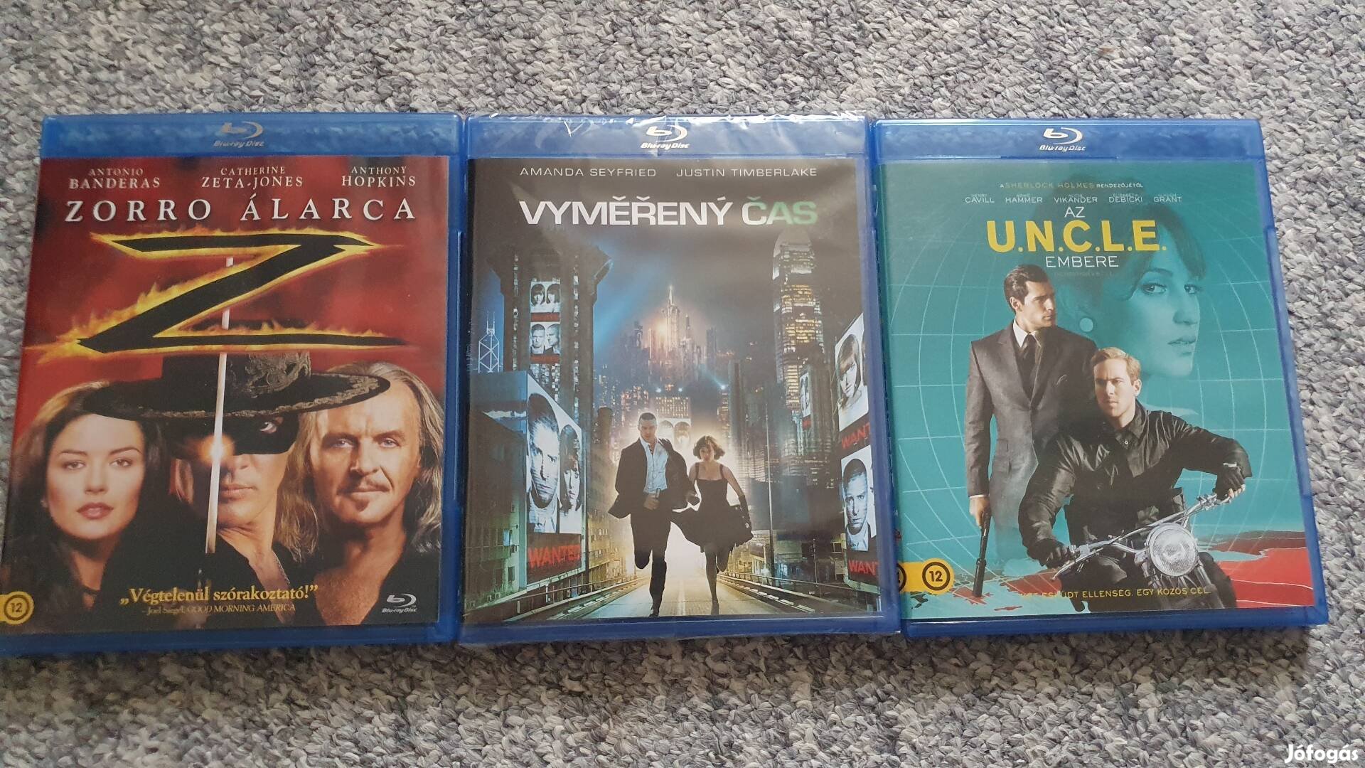 Blu-ray csomag (Zorró álarca, Lopott idő, UNCLE embere)