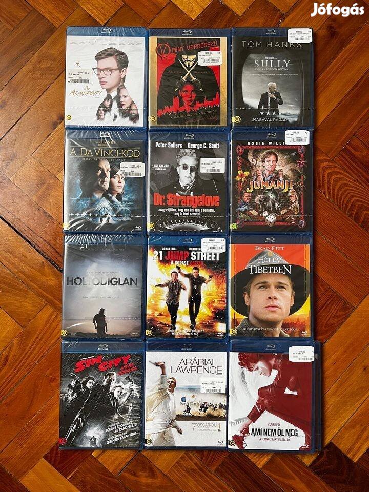 Blu-ray lemezek (ritkaság, bontatlan, 4K, steelbook)