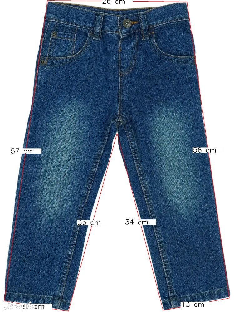 BlueZoo Új (címkés) Fiú Farmernadrág (Méret: 98)