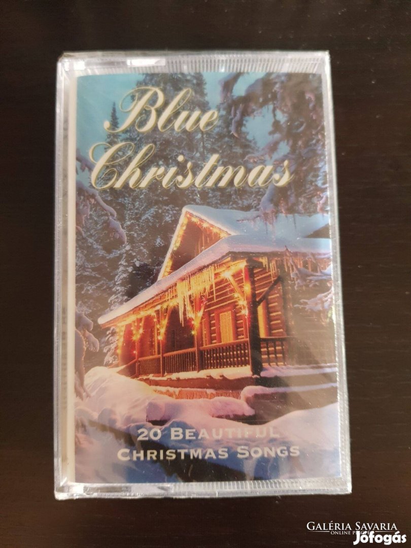 Blue Christmas karácsonyi magnó kazetta , bontatlan, Angol nyelvű