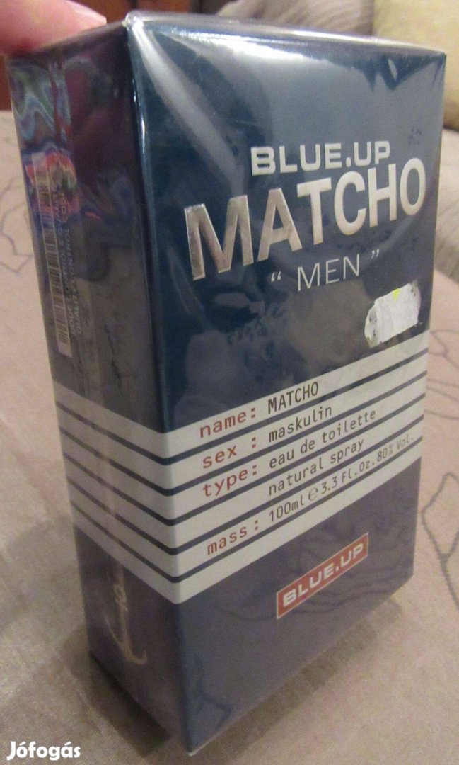 Blue Up Matcho Men eau de toilette Bontatlan Csomagolt Uj férfi parfum