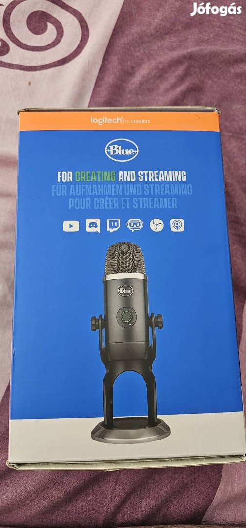 Blue yeti professzionális mikrofon