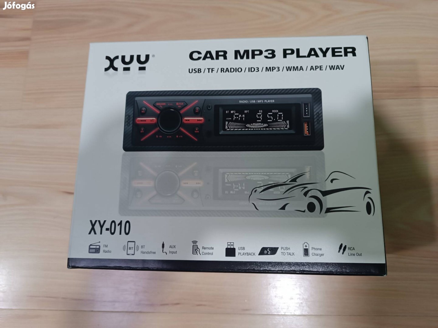 Bluetooth Autós Fejegység 1Din, MP3, USB XY-010