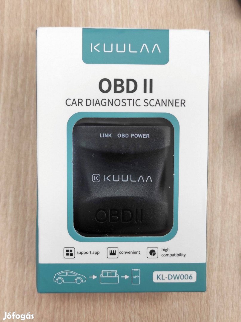 Bluetooth OBD olvasó szinte minden típushoz