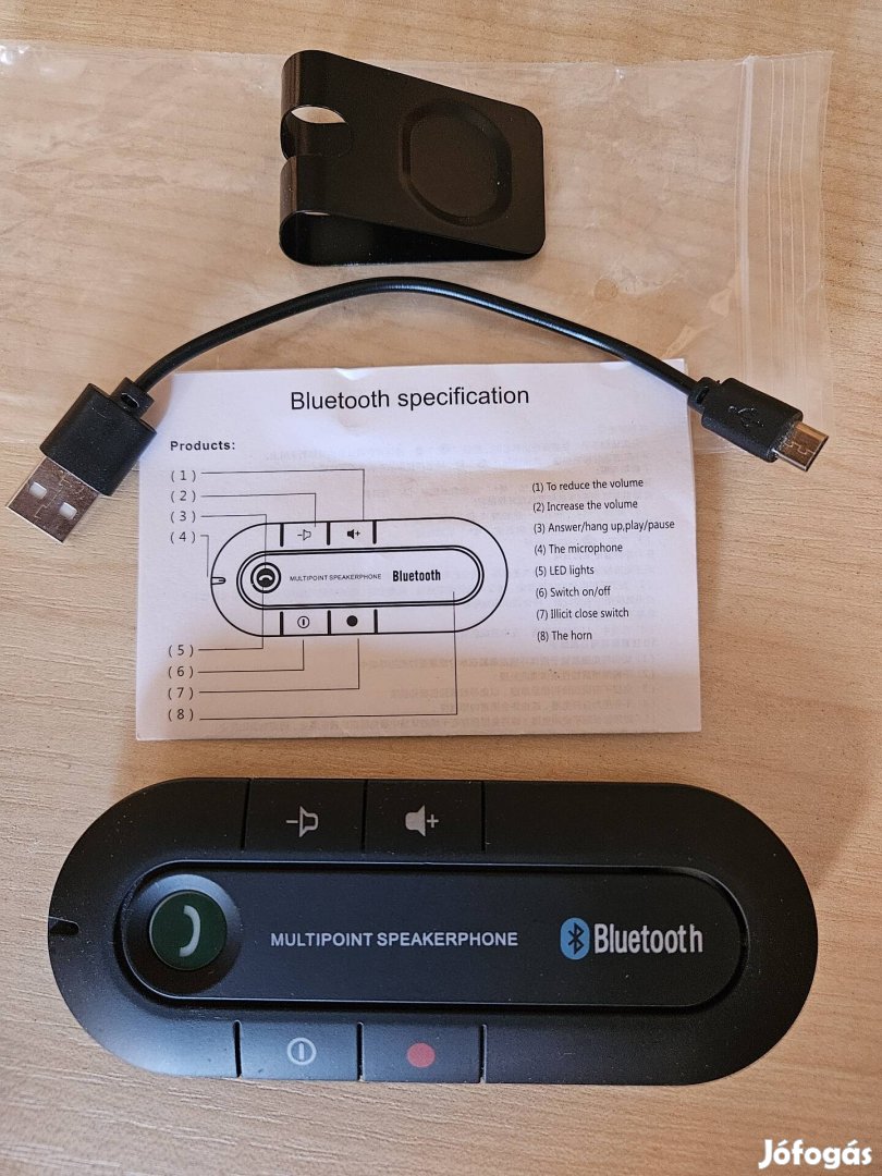 Bluetooth kihangosító.