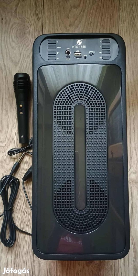 Bluetooth-os hangfal, hangszóró, 40 cm magas, vadonatúj,