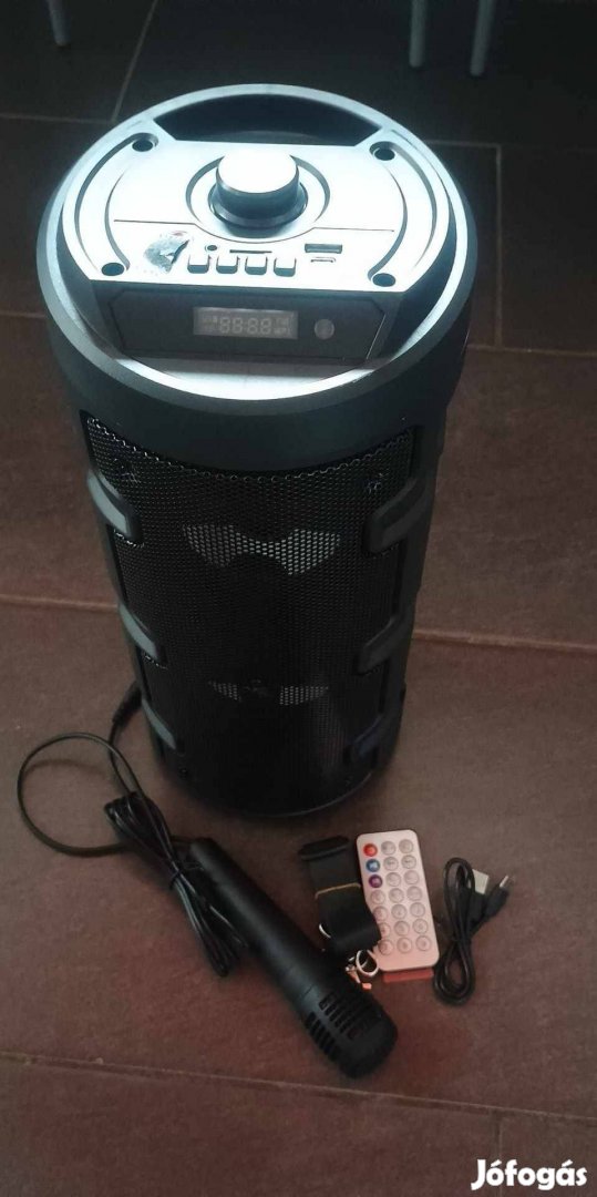 Bluetooth-os hordozható hangfal, hangszóró, mikrofonnal, vadonatúj