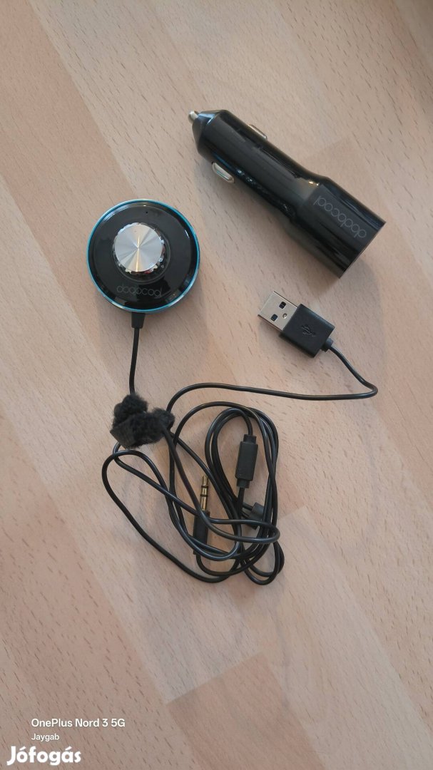 Bluetooth transzmitter autós szivargyújtós