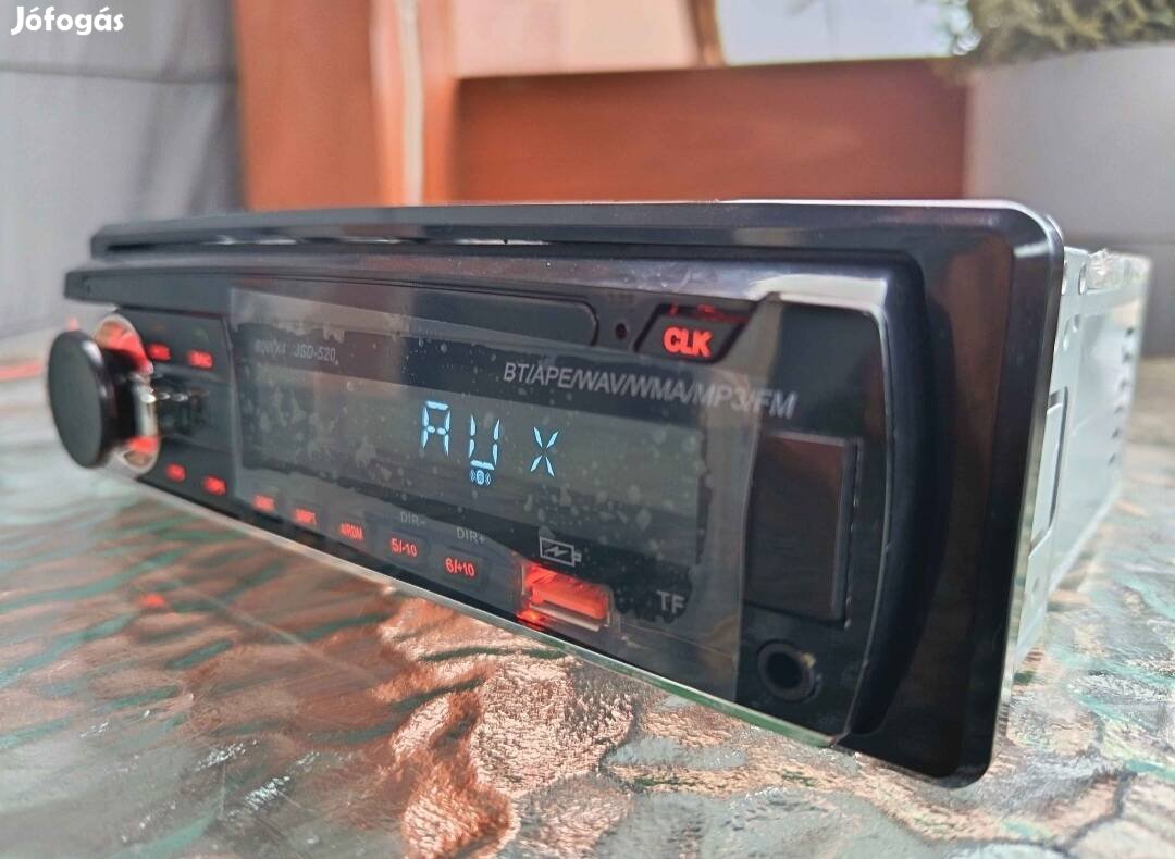Bluetooth usb fejegység 4x60Watt autórádió 