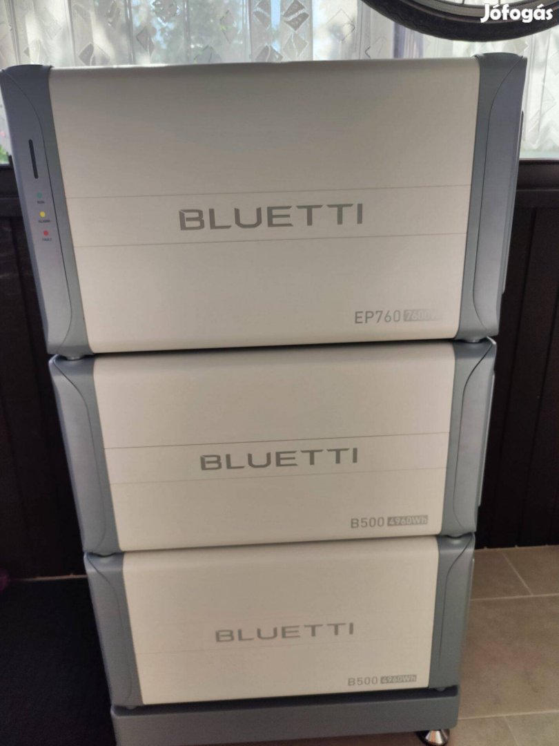 Bluetti EP760 inverter + 2× B500 akkucsomag