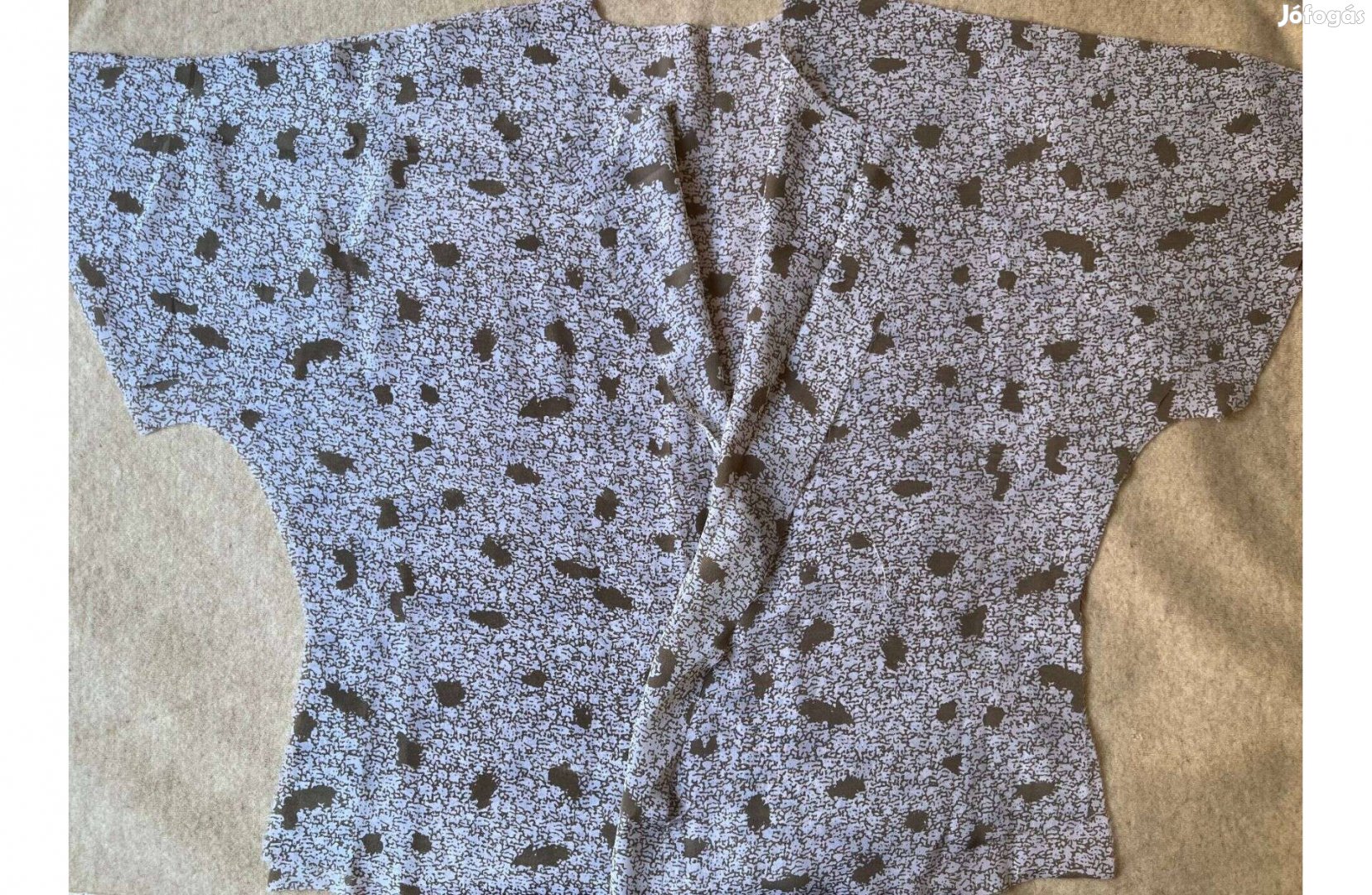 Blúz, méteráru selyem mintás