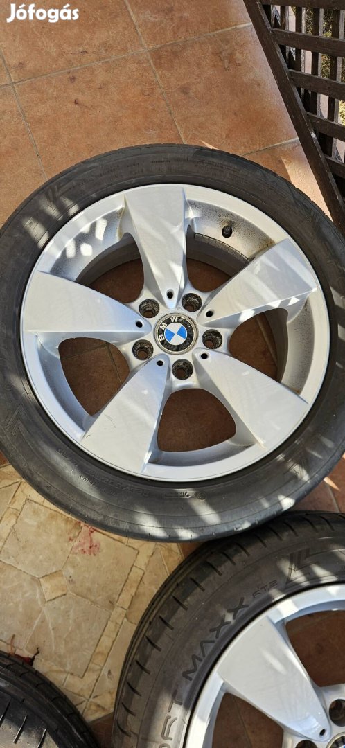 Bmw 138 style típusú alufelni garnitúra nyári gumival 5x120