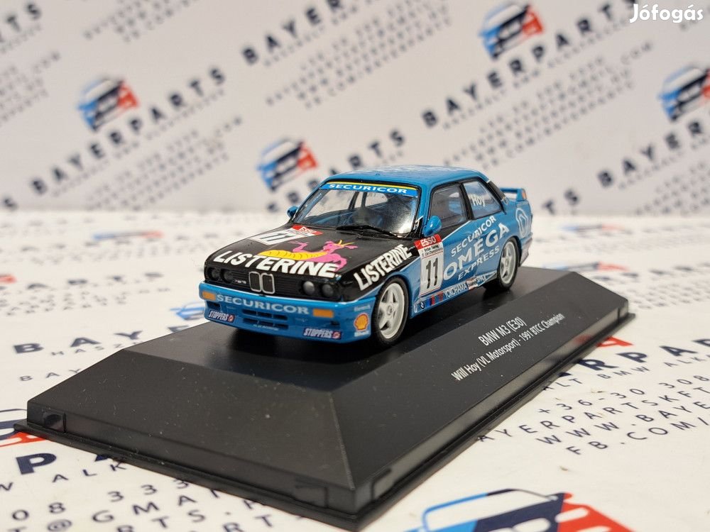 Bmw E30 M3 BTCC 1:43 1/43 modellautó kisautó