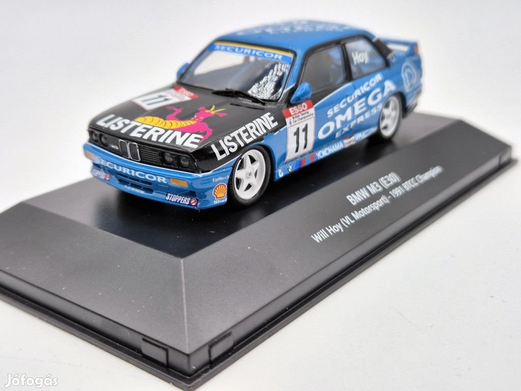 Bmw E30 M3 BTCC 1:43 1/43 modellautó kisautó