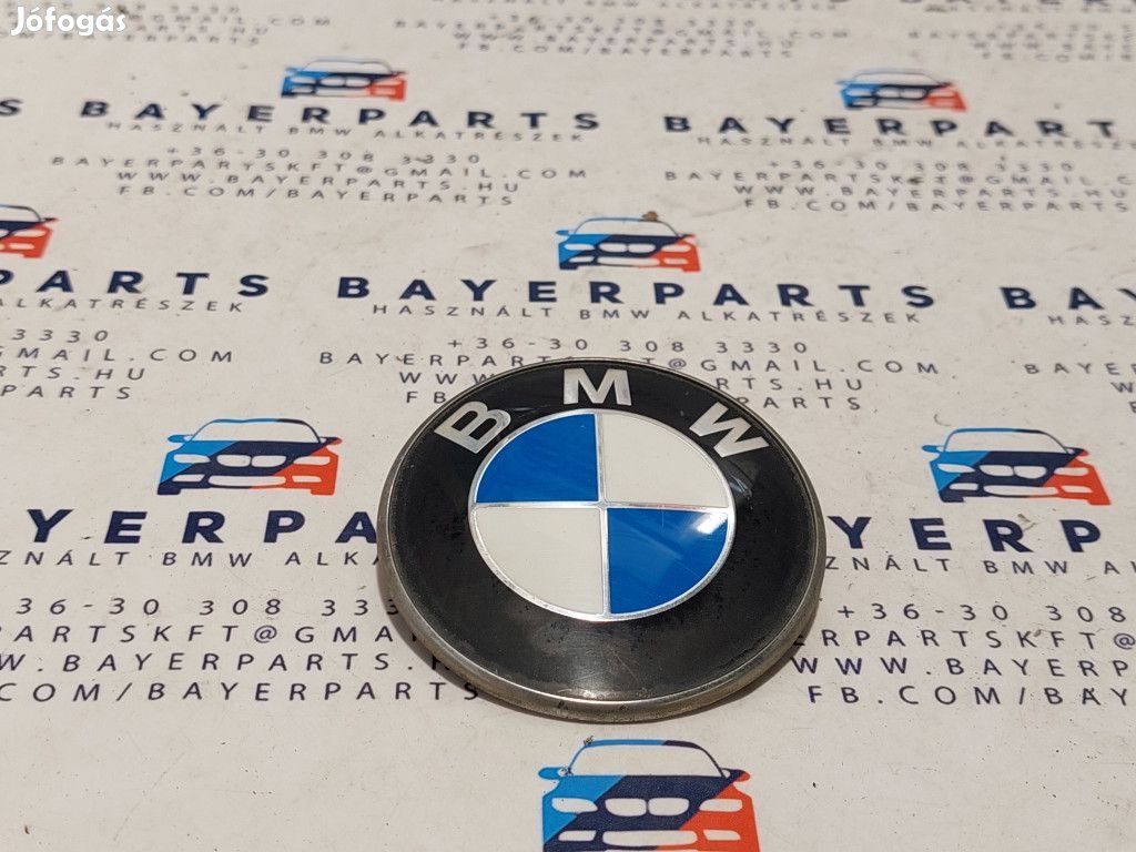 Bmw E46 E90 F30 stb. 74mm bontott hátsó embléma