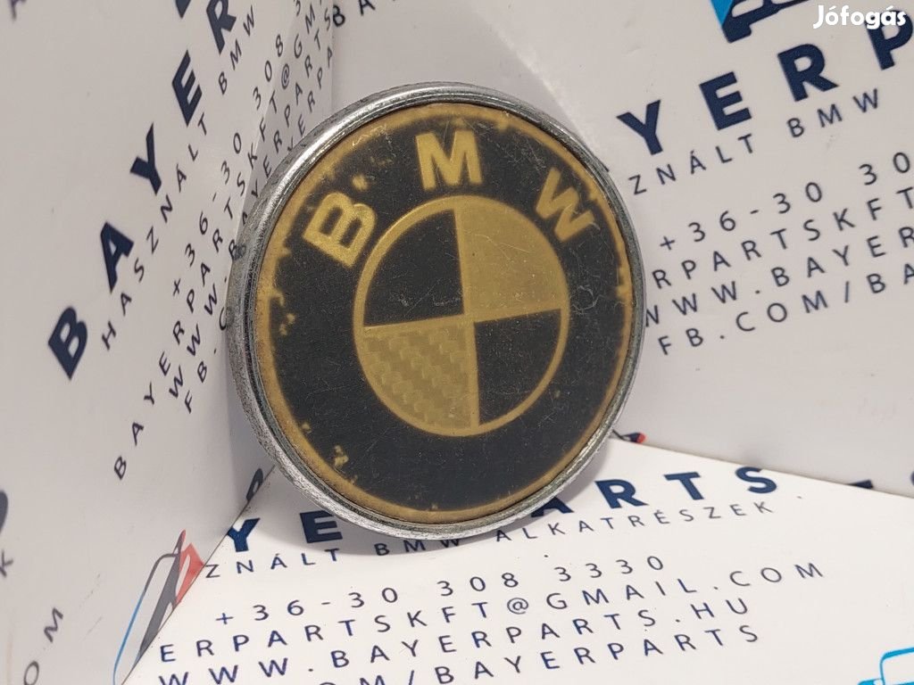 Bmw E46 E90 F30 stb. 74mm bontott hátsó embléma - ronda