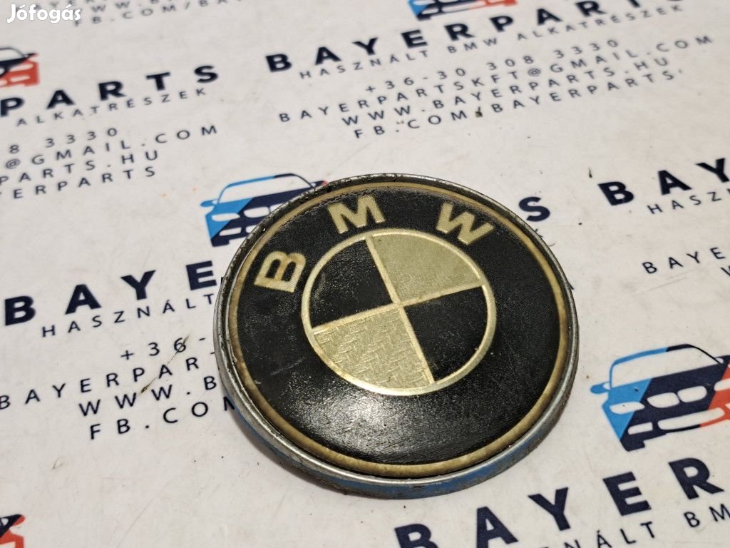 Bmw E46 E90 F30 stb. 74mm bontott hátsó embléma - ronda