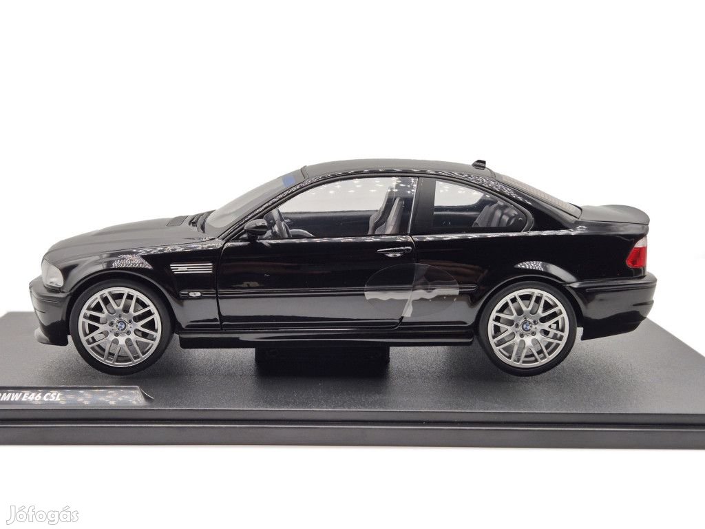Bmw E46 M3 CSL - fekete - Solido 1:18 1/18 modellautó