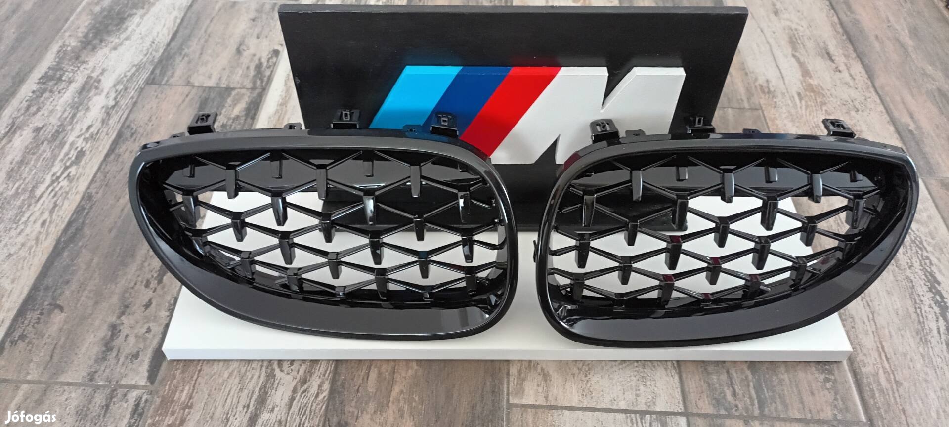 Bmw E60/E61 gyémánt mintás hűtőrács Új 