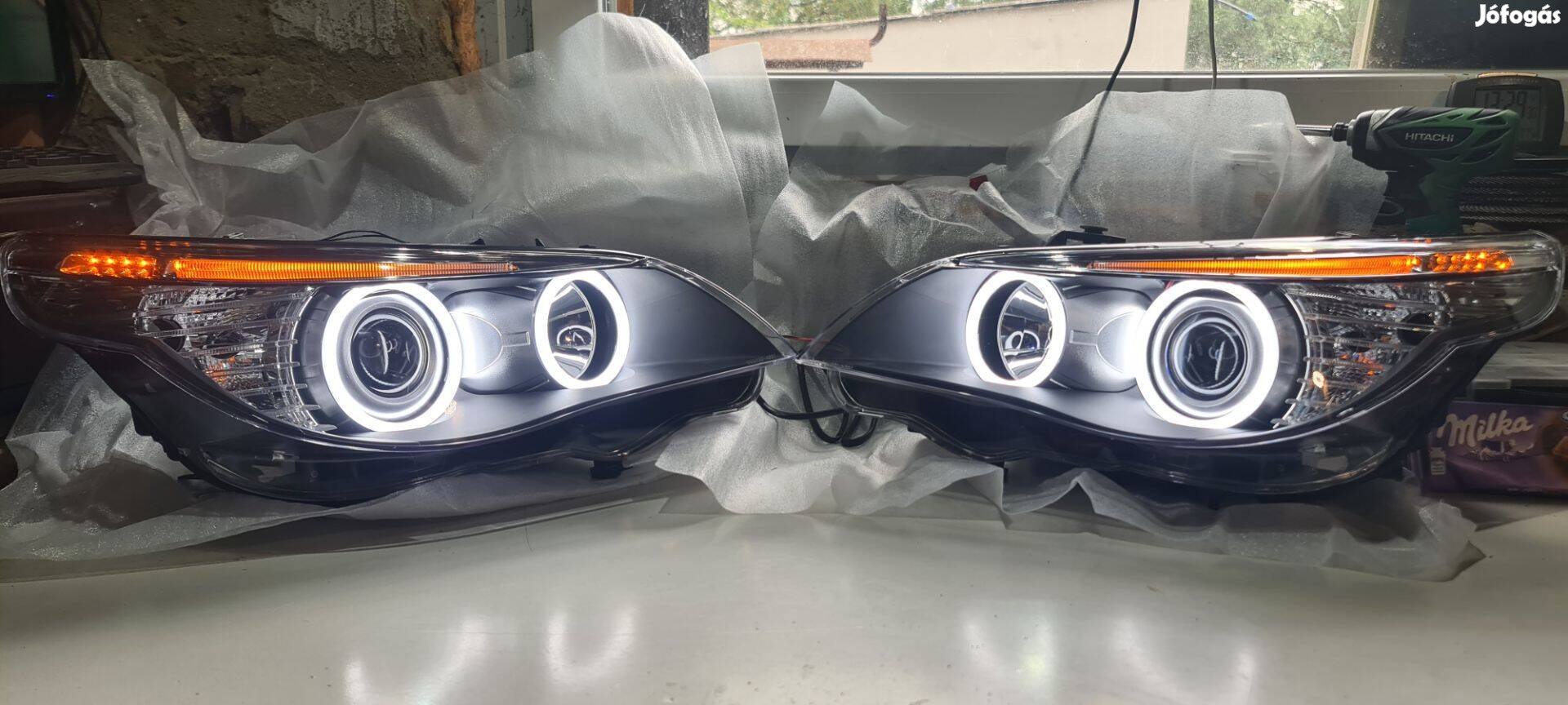 Bmw E60 erős Bi led fényszórók eladóak teljesen újjá építve