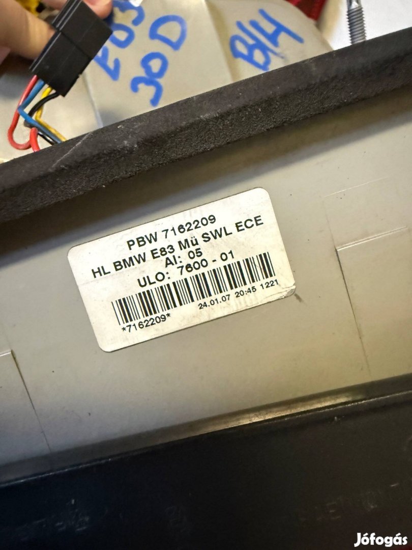 Bmw E83 LCI bal hátsó lámpa