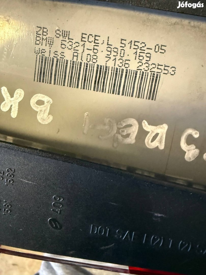 Bmw E83 régi bal hátsó lámpa