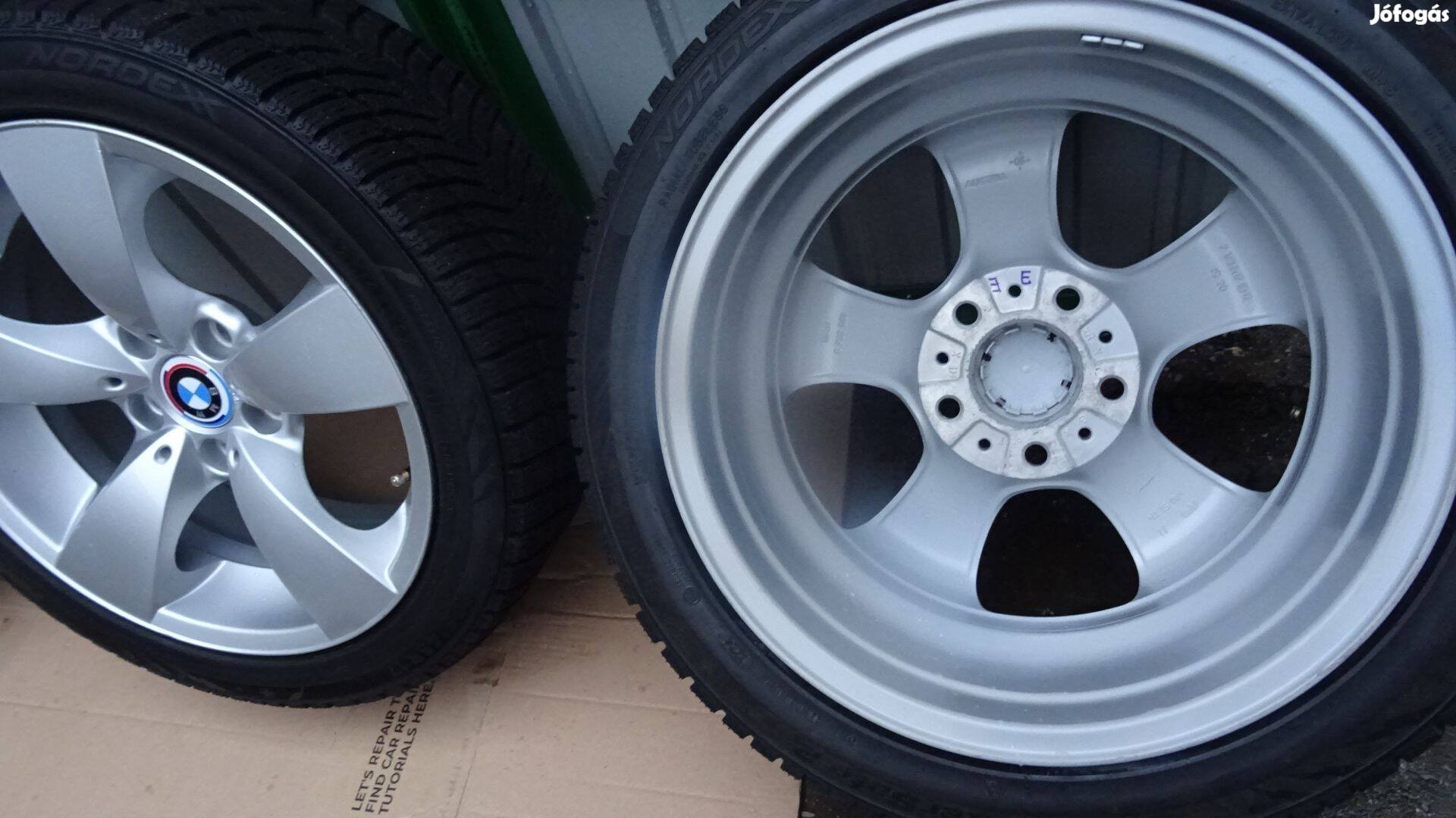 Bmw E90 E91 télikerék 225/45r17 alufelni új Nordexx téligumi Dot:1524