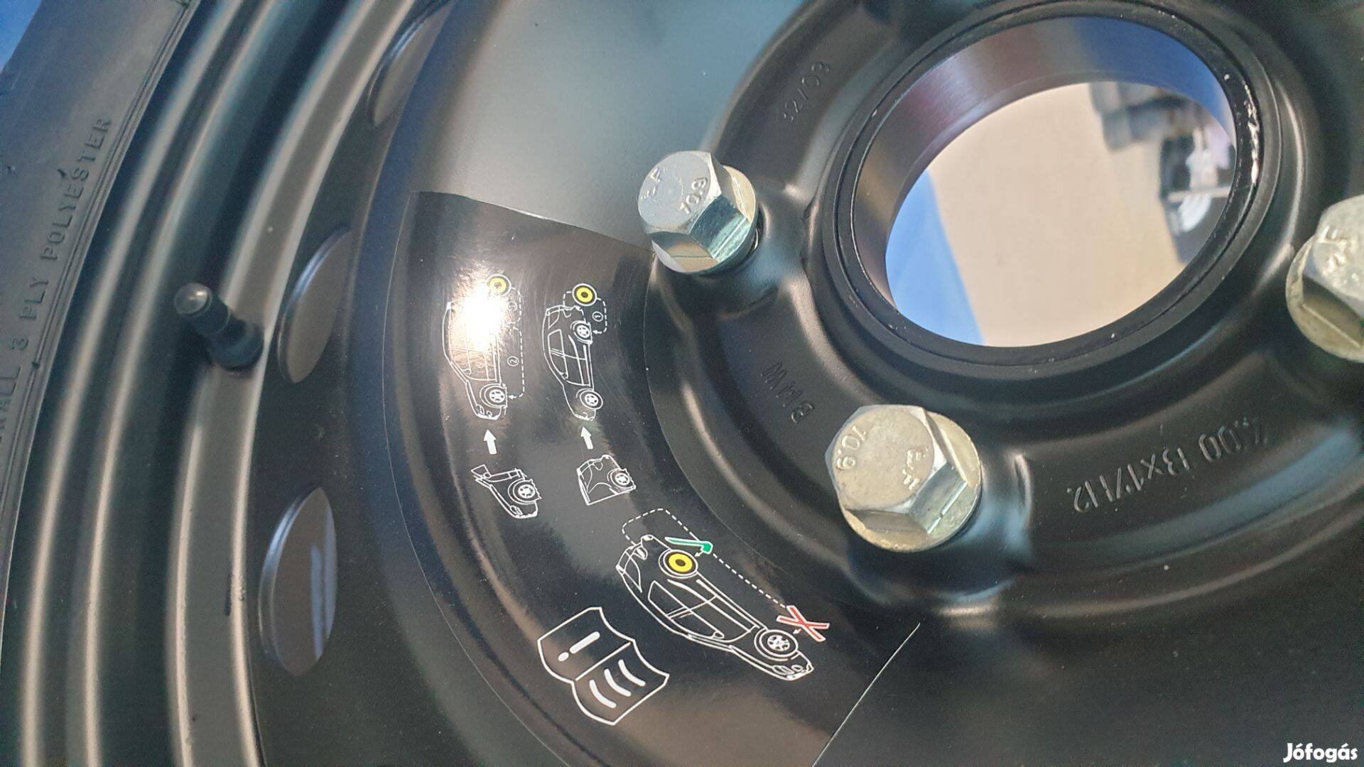 Bmw F10 / F11 vékony pótkerék mankókerék 155/80r17