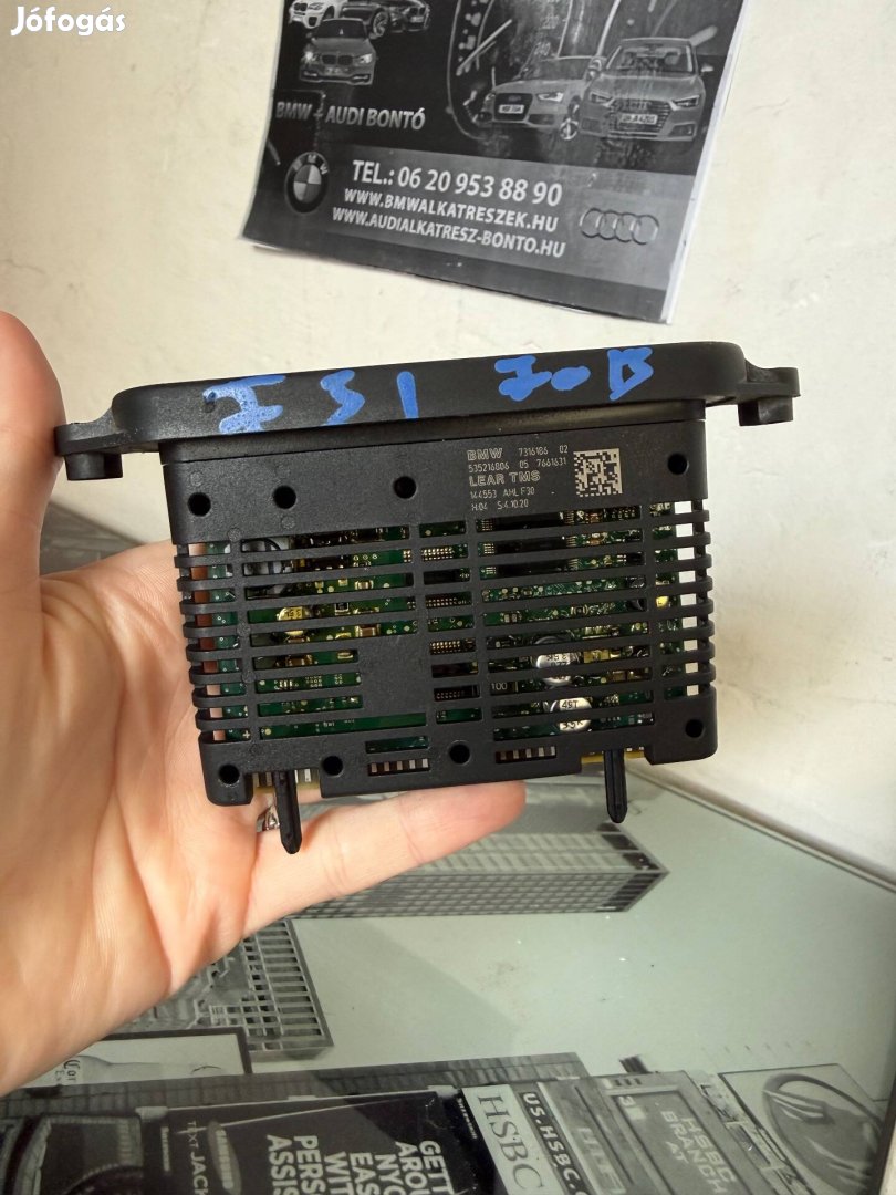 Bmw F30 F31 F34 GT TMS lámpa vezérlő modul 7316186