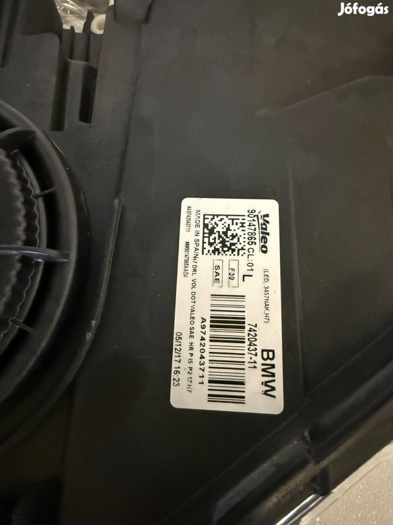 Bmw F39 X2 bal első fényszóró halogén, új!!!