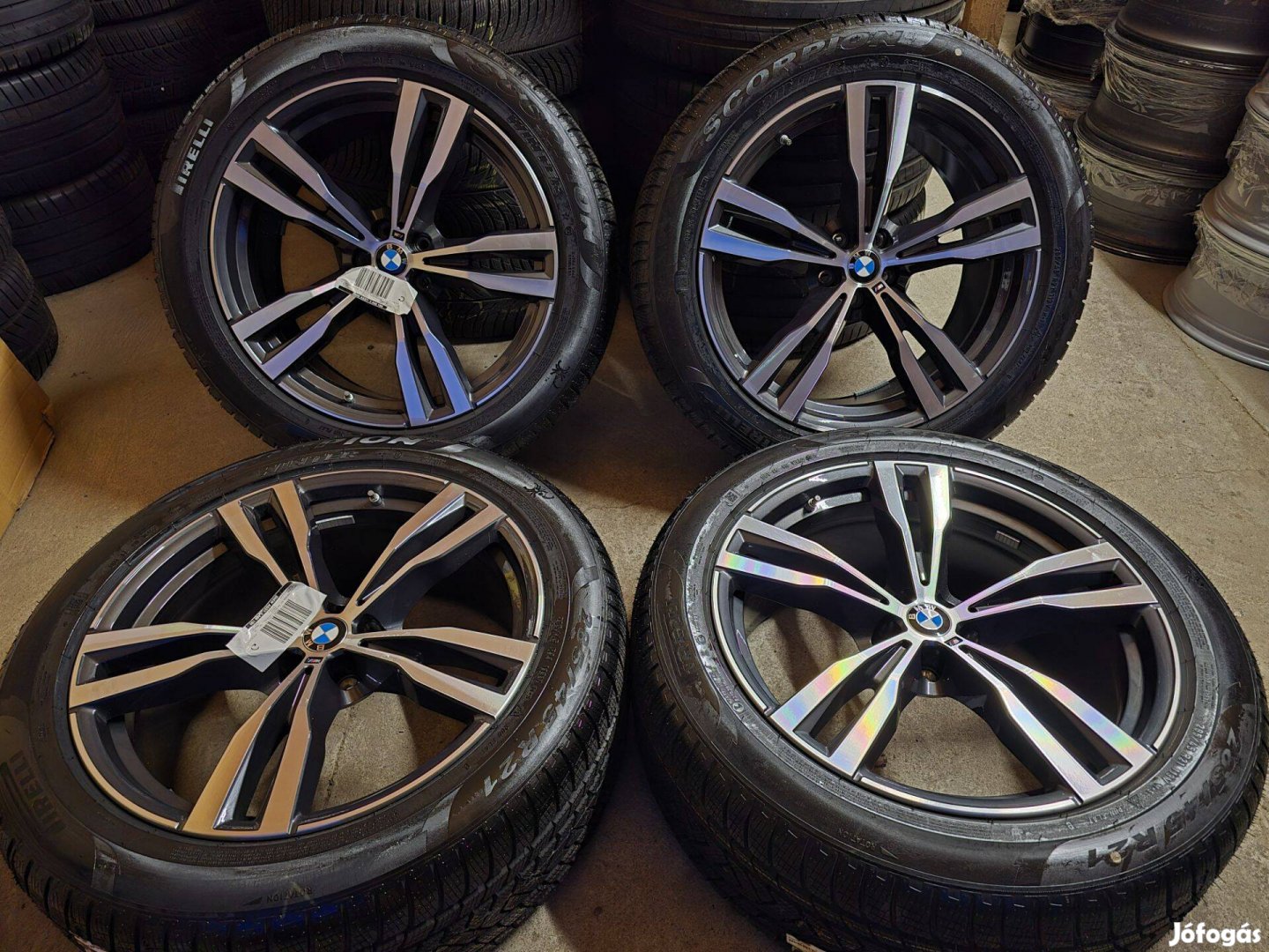Bmw G07 x7 új alufelni 21 felni 5x112 0km Pirelli téli gumi