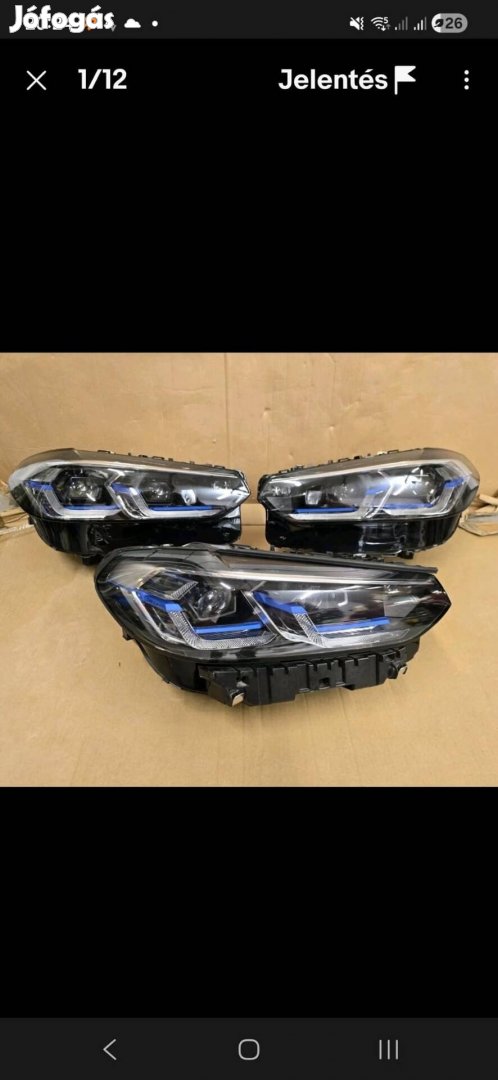 Bmw X3, X4, iX3 G01, G02, G08 Lci Laser fényszórók