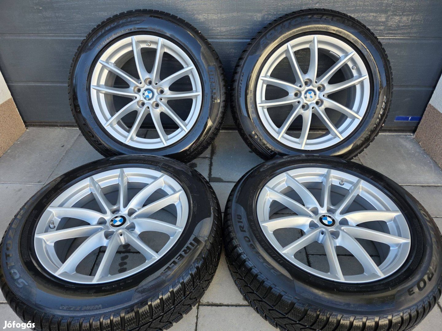 Bmw alufelni 18 felni 5x112 g01 x3 g02 x4 pirelli téli gumi