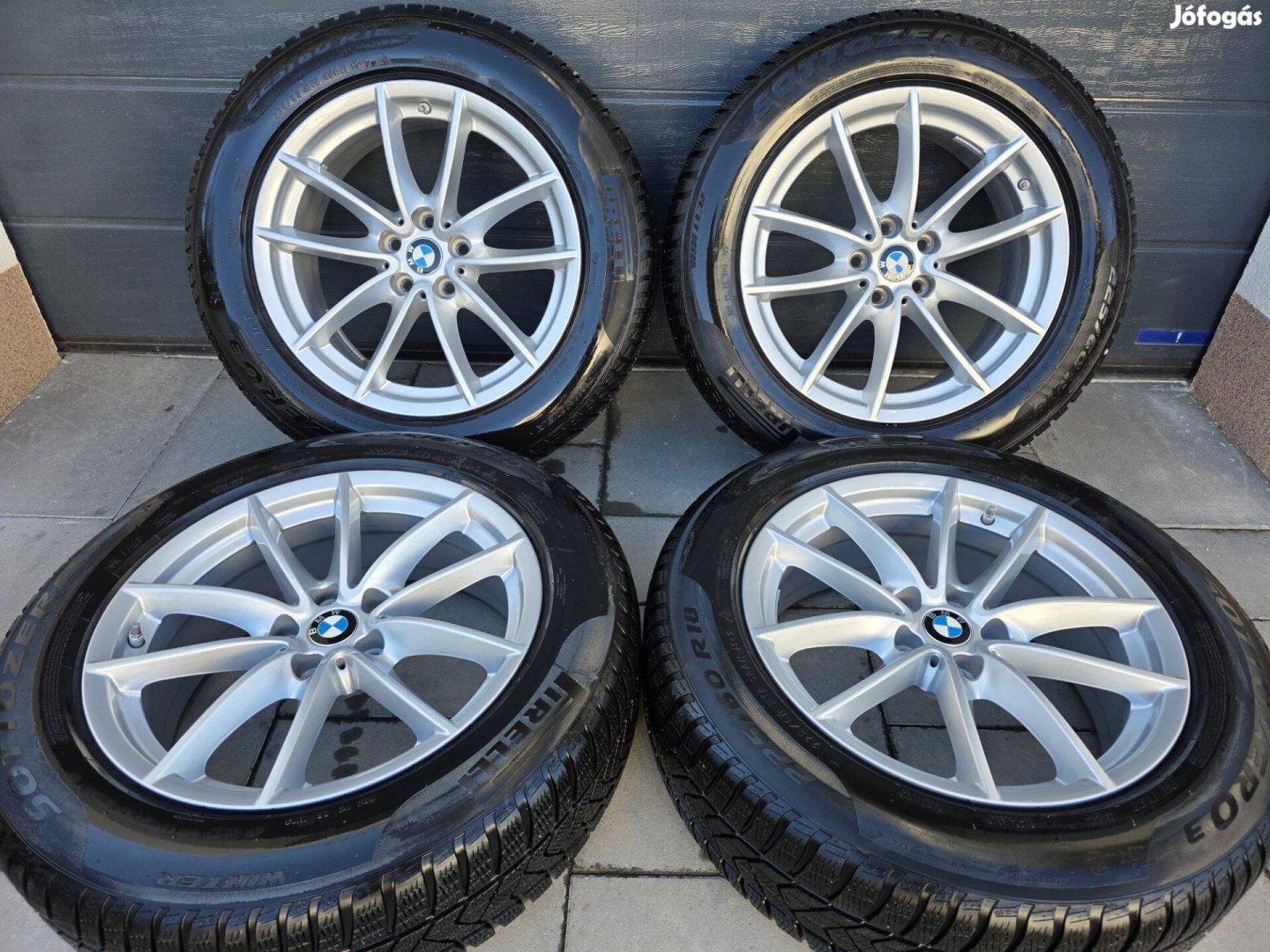 Bmw alufelni 18 felni 5x112 g01 x3 g02 x4 pirelli téli gumi