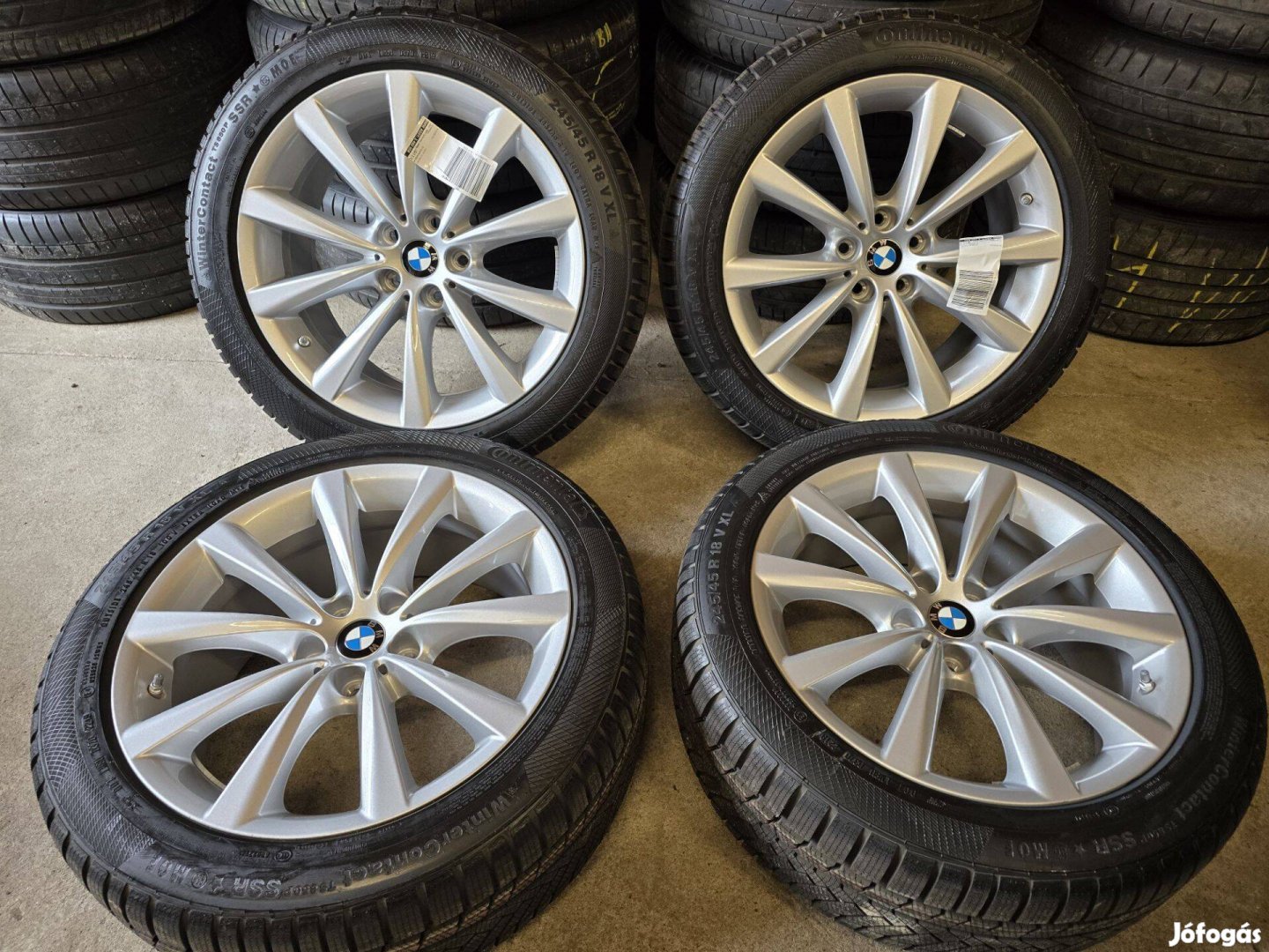 Bmw alufelni 18 felni 5x112 g30 g31 g26 i4 új 0km Conti téli gumi