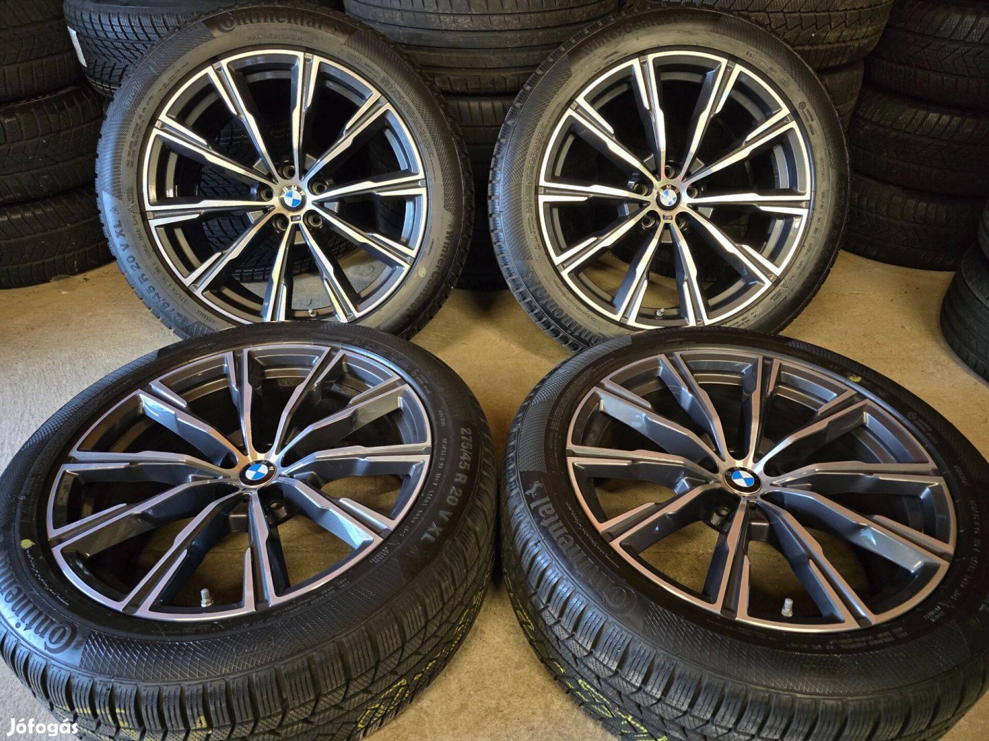 Bmw alufelni 20 felni 5x112 x5 x6 g05 g06 Continental téli gumi