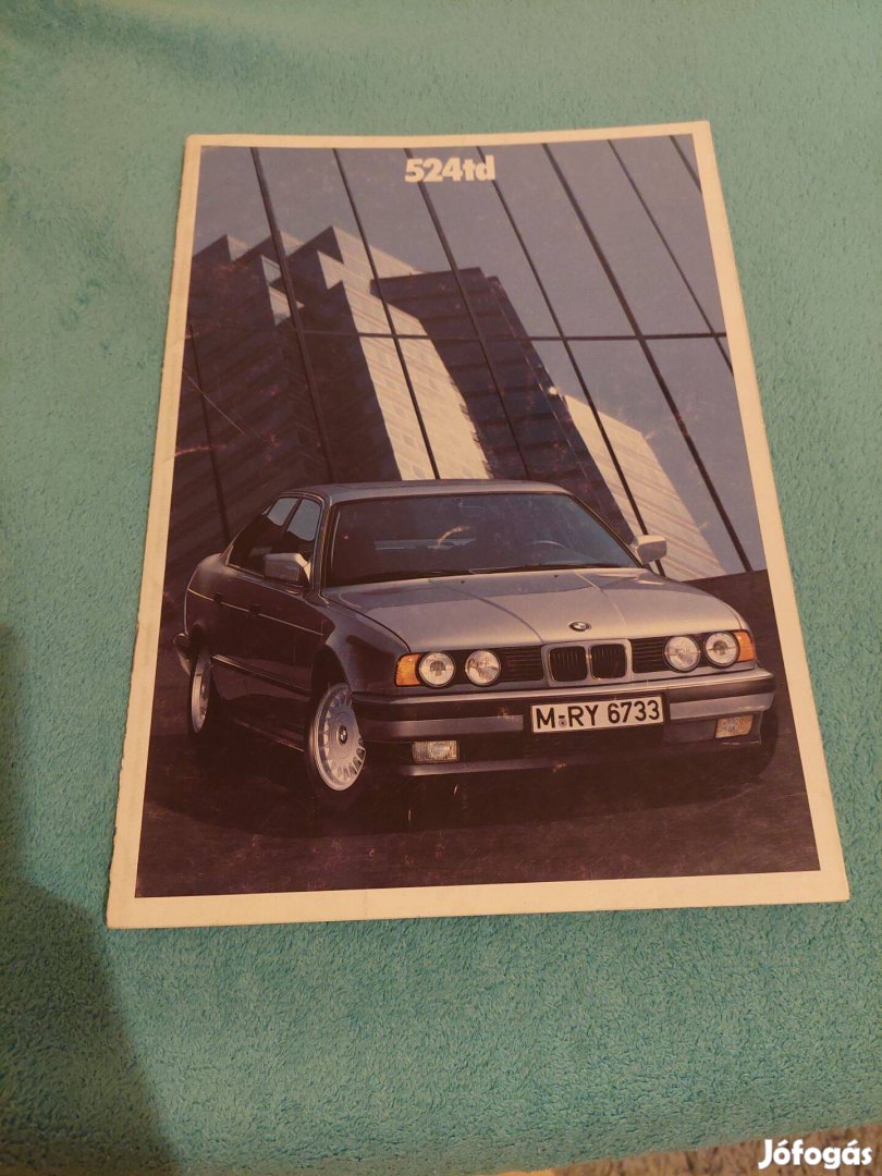 Bmw e34 5-ös prospektus katalógus német nyelv