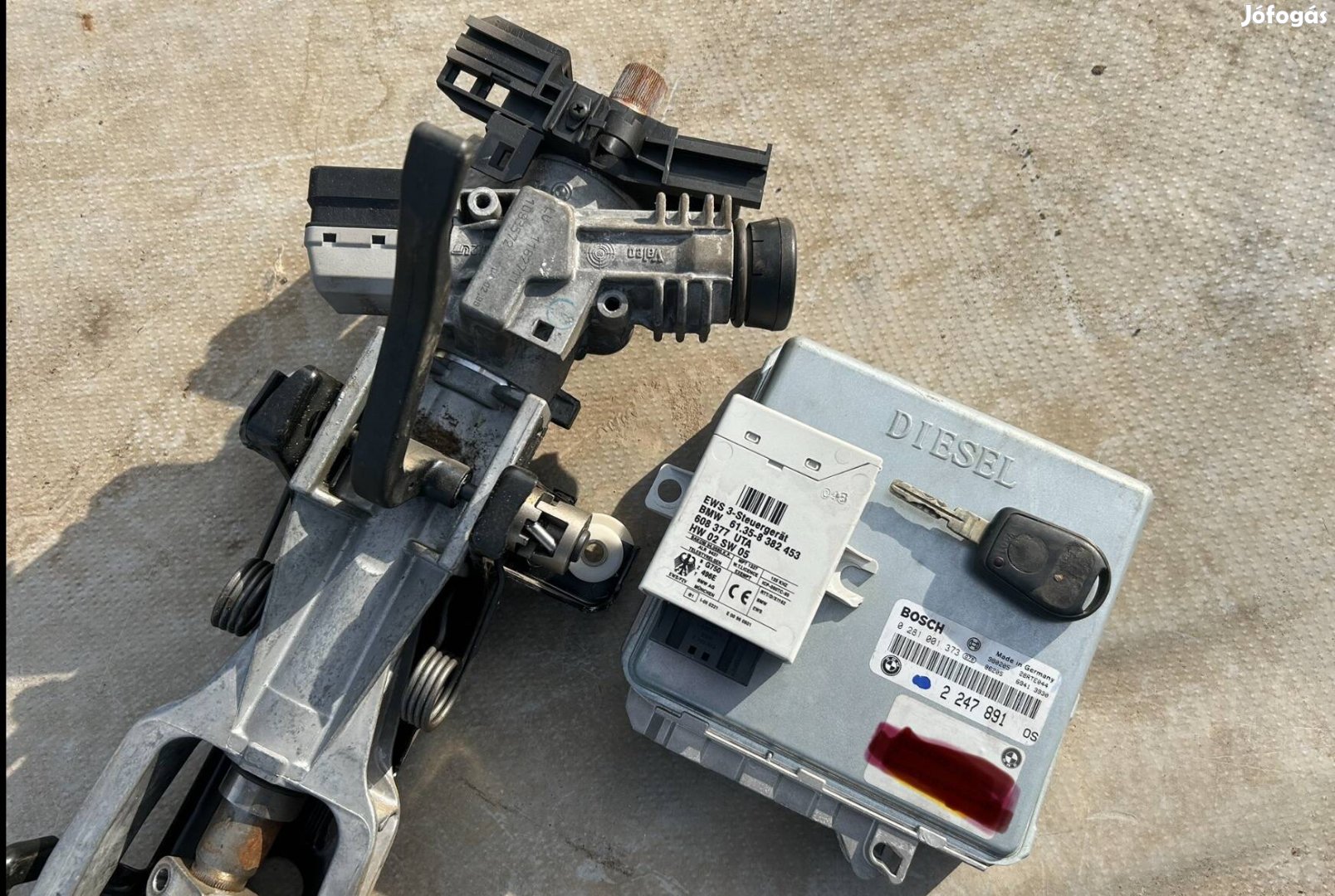 Bmw e39 525 TDS kulcs gyújtáskapcsoló ews motorvezérlő