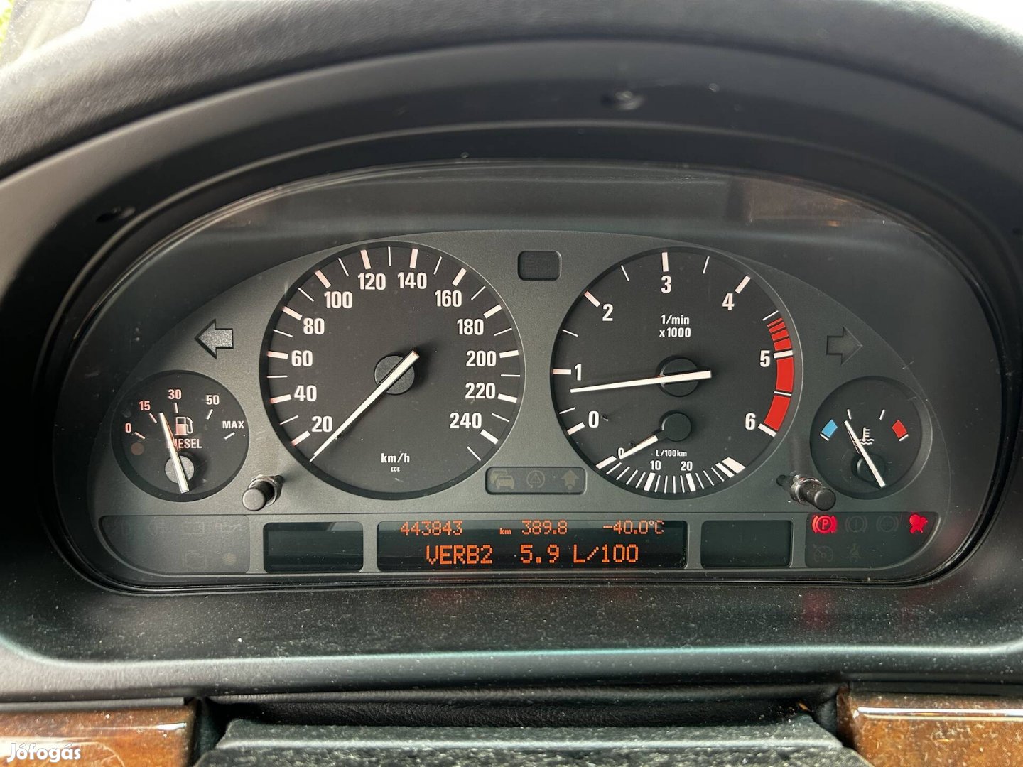 Bmw e39 525d 530d km óra kézi váltóshoz