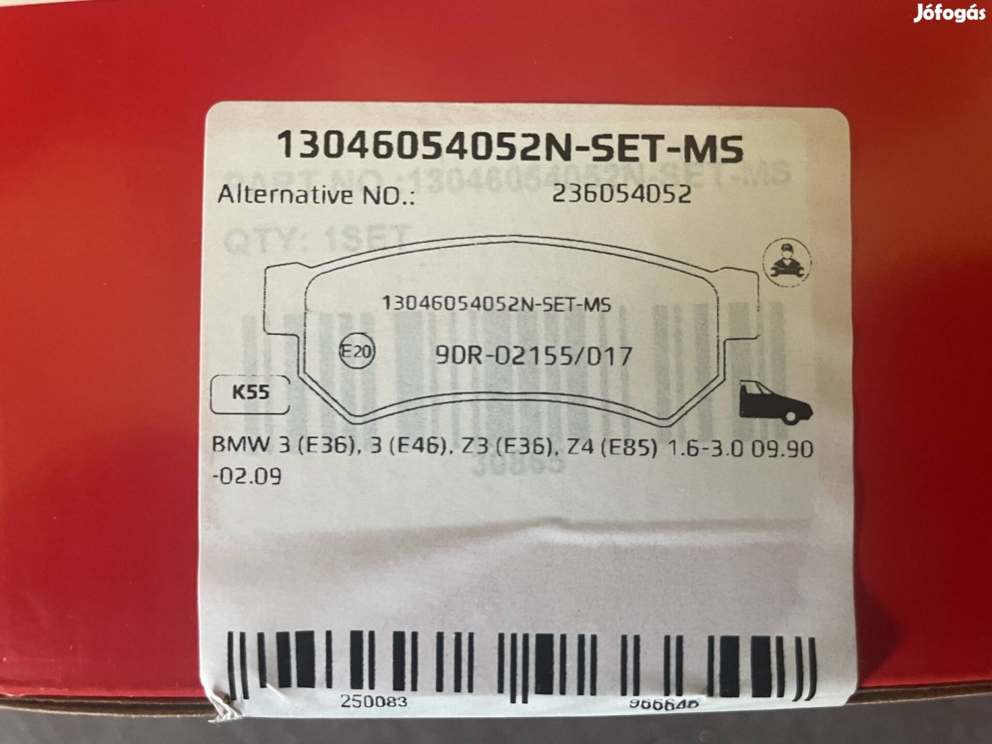 Bmw e46 első féktárcsa/betét