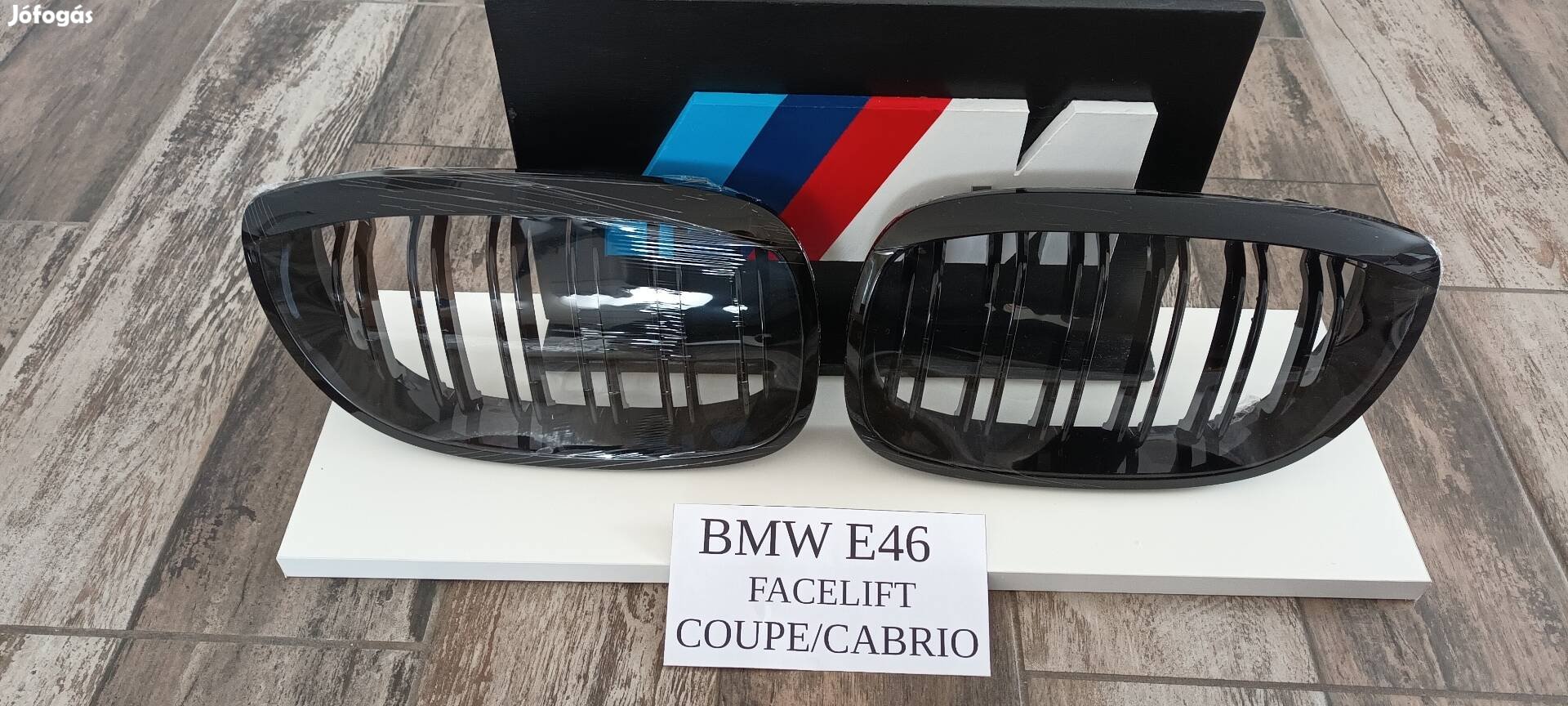 Bmw e46 facelift coupe/cabrio dupla pálcás hűtőrács 