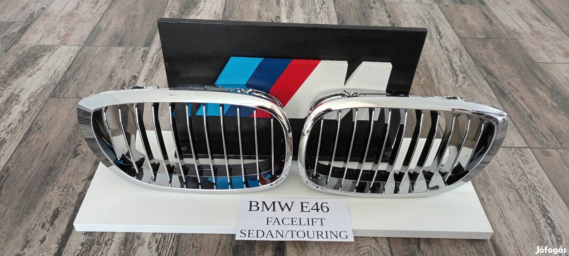 Bmw e46 facelift sedan/touring króm hűtőrács új