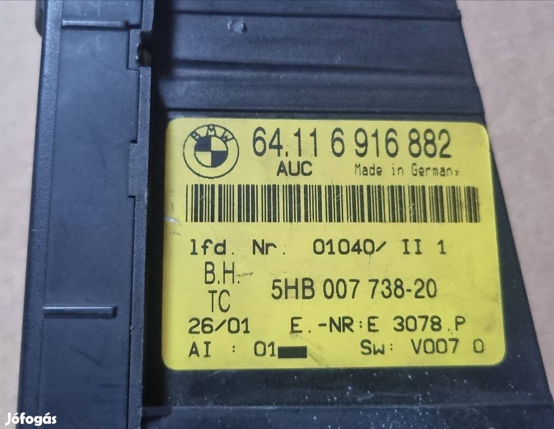 Bmw e46 klímapanel