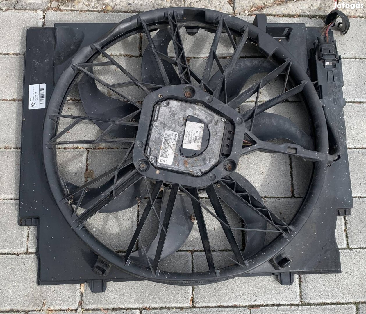 Bmw e60 e61 klimahütő ventillátor