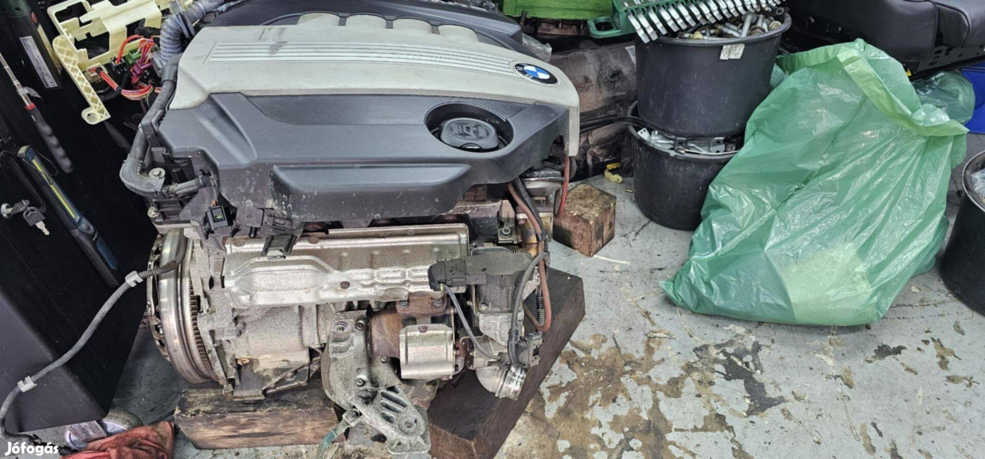 Bmw e60 n47d20a komplett motor eladó