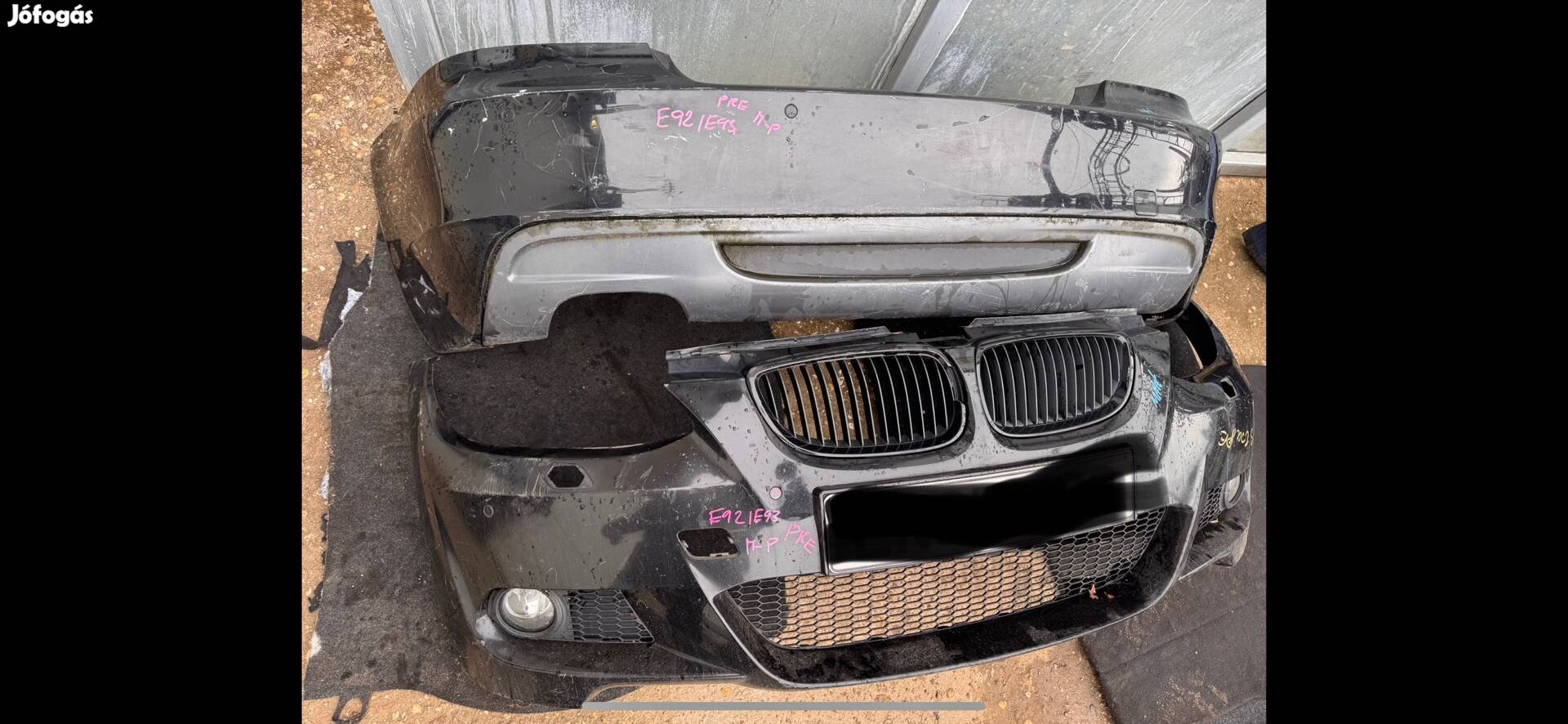 Bmw e92 e93 m packet lökhárító szett 