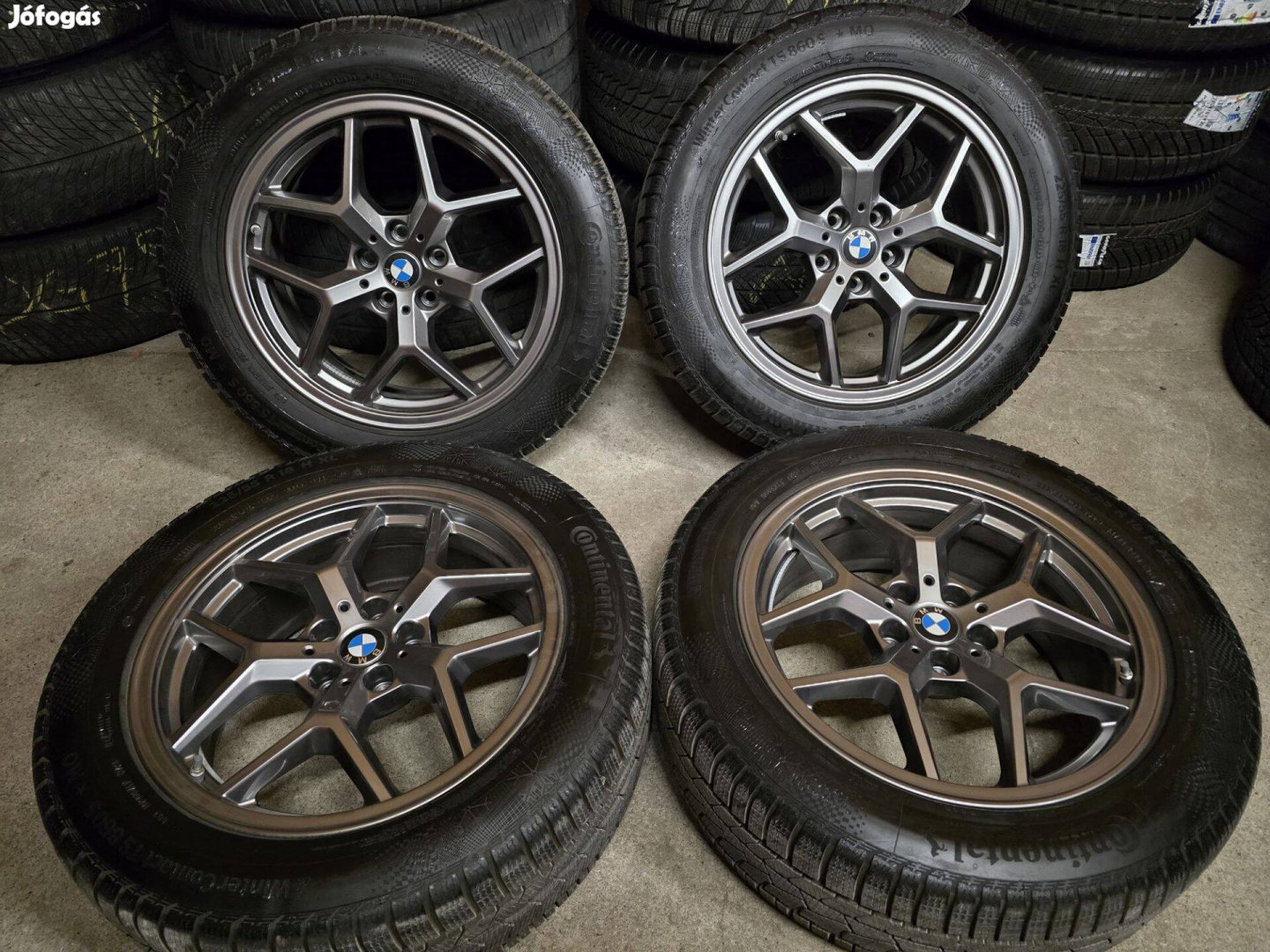 Bmw g60 g61 alufelni 18 felni 5x112 Continental téli gumi